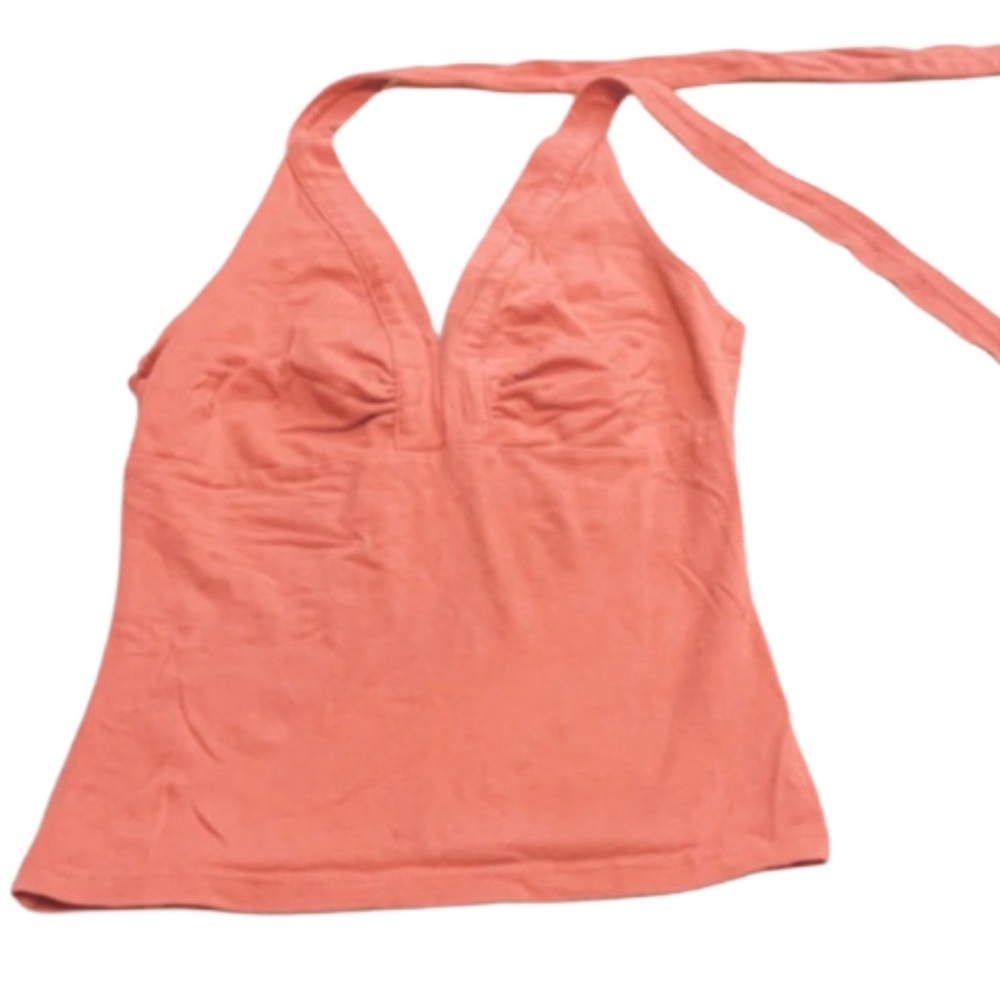 Beautiful Coral Halter Top By So So Right
